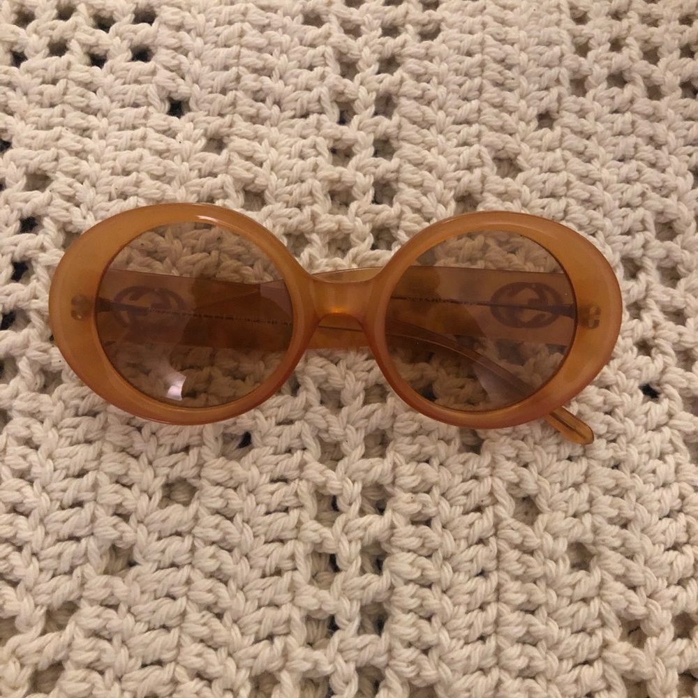 Authentic Vintage GUCCI 2410 Sunglasses - Orange